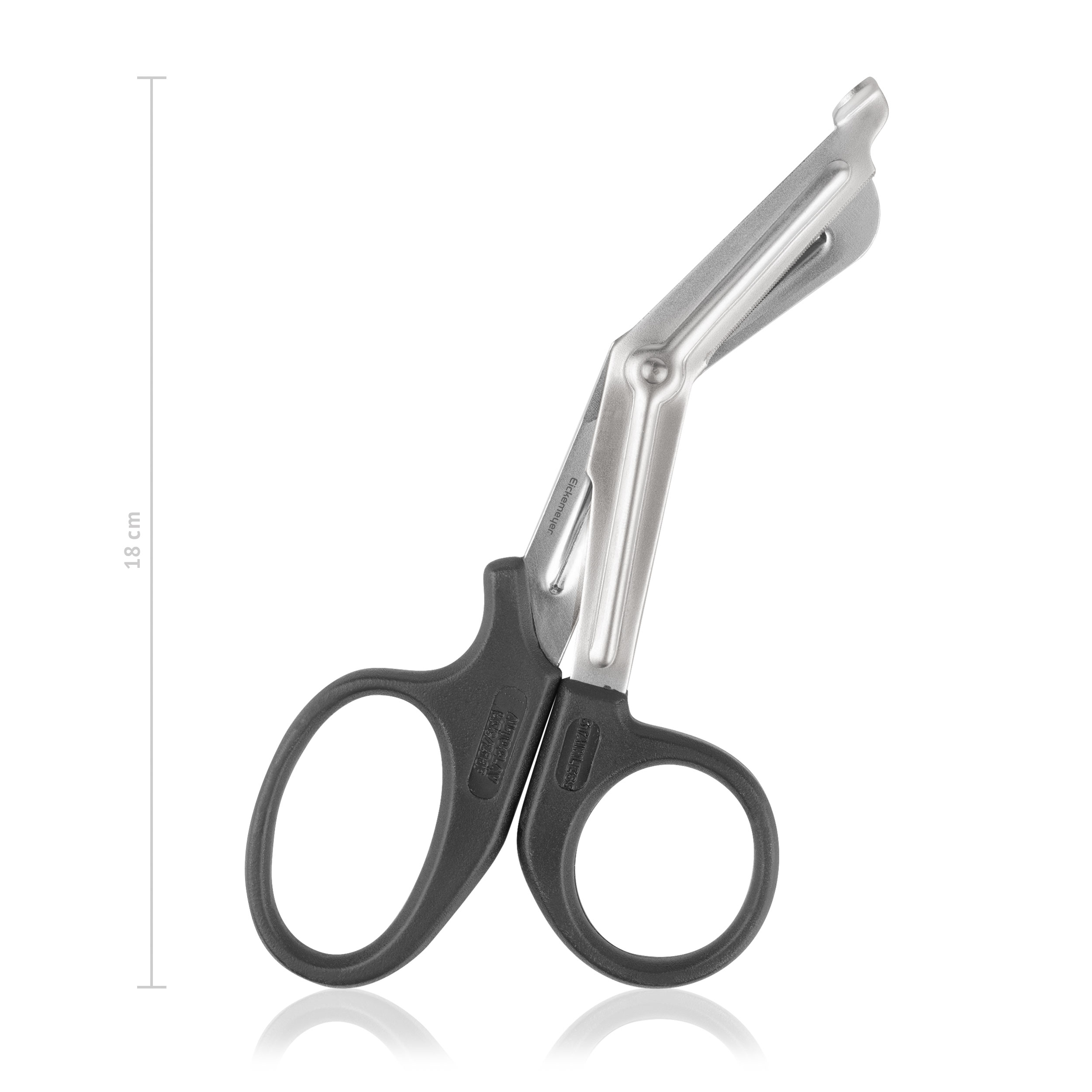 Forbindingssaks, universalsaks 18 cm, inkl. mål